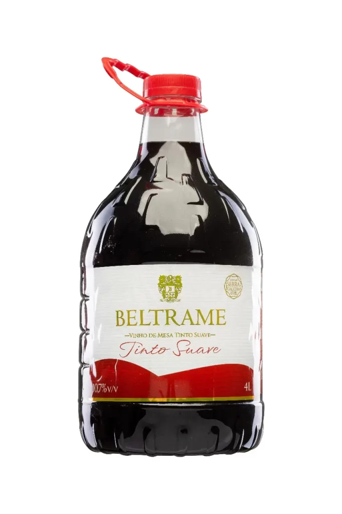 Vinho Tinto Suave Galão 4 Litros