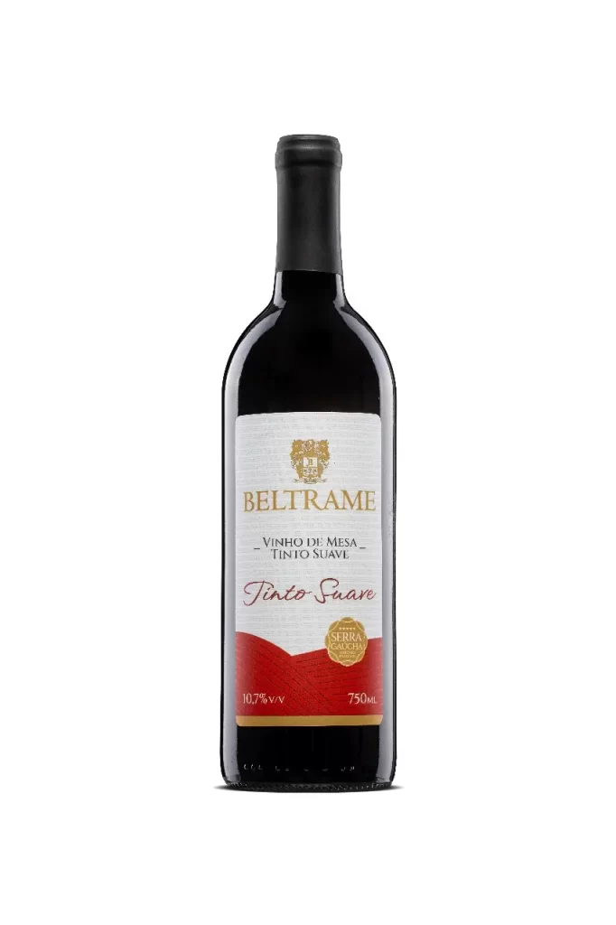 Vinho Tinto Suave de Mesa 750ml
