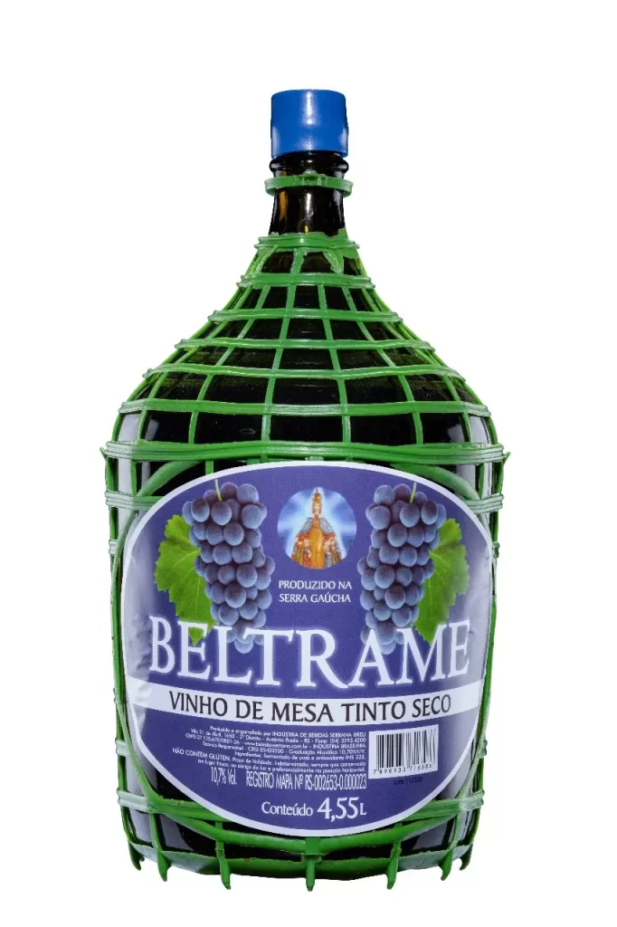 Vinho Tinto de Mesa Seco Garrafão 4,55 lt